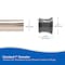 Kenney Mfg Twist & Fit No Tools Tension Shower Curtain Rod, 42-72in, Oil Rubbed Bronze KN609C/38HUS - alternate 7